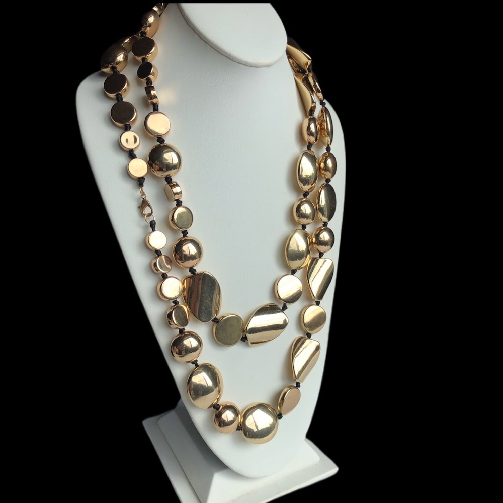 Gold Beaded Necklace